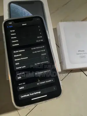 Nouveau Apple iPhone XR 128 GB Blanc