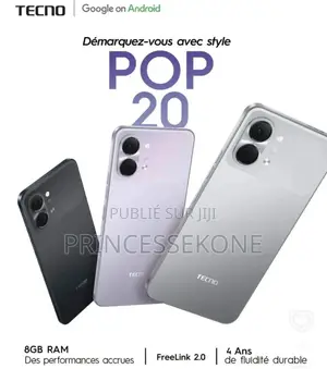 Nouveau Tecno Pop 20 128 GB Blanc