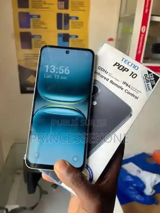 Nouveau Tecno Pop 10 128 GB Blanc