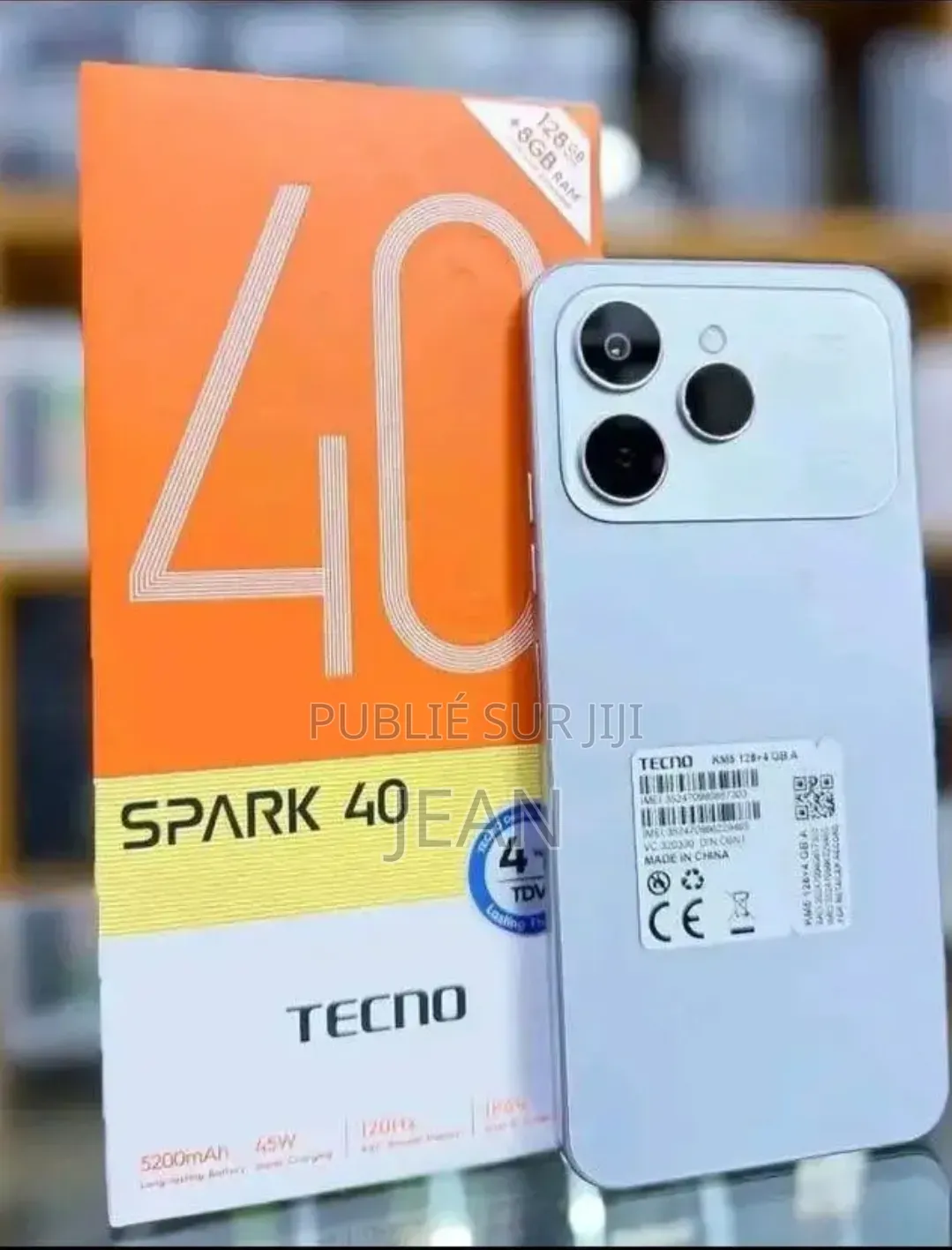 Nouveau Tecno Spark 40 256 GB Blanc