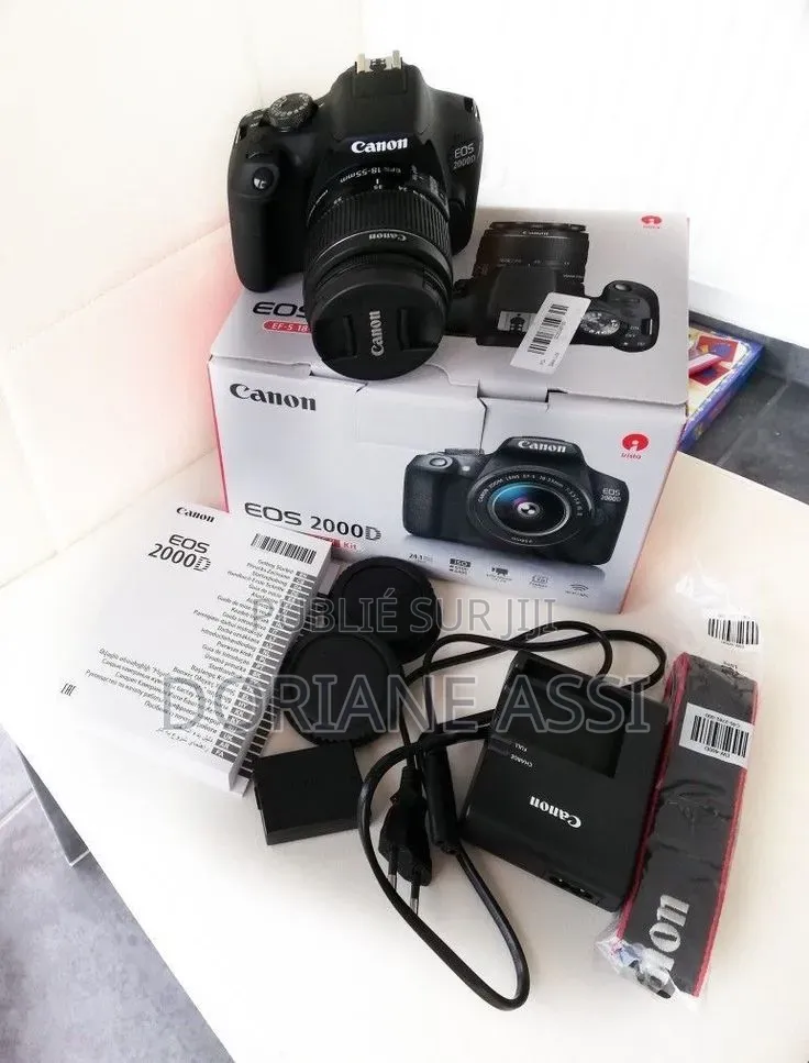 Canon Eos 2000d Avec l'Objectif 18-55mm
