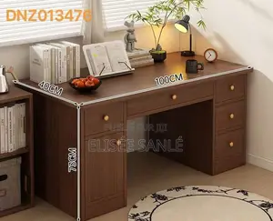Bureau De Travail Moderne Avec Rangements Multiples