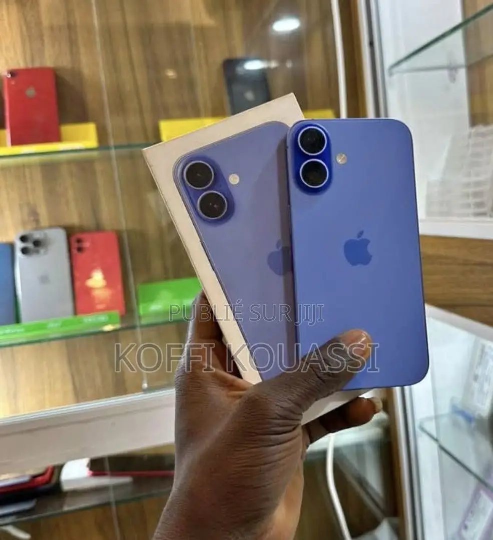 Nouveau Apple iPhone 16 256 GB Bleu