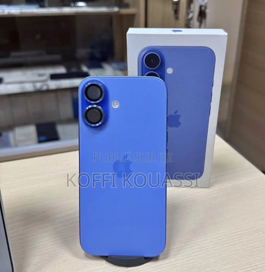 Nouveau Apple iPhone 16 256 GB Bleu