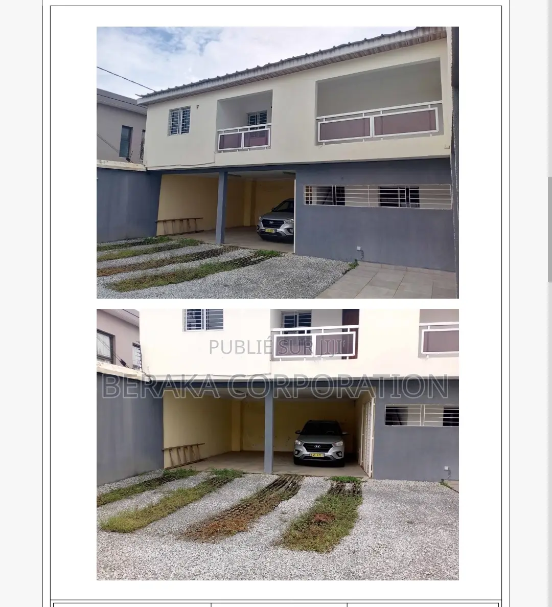 4chbre Duplex dans Beraka Corporation, Cocody à Vendre