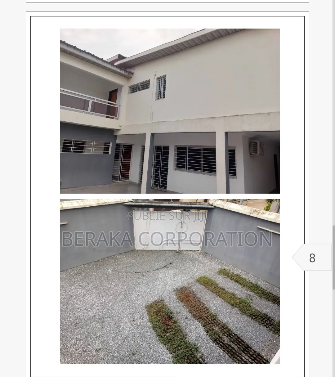 4chbre Duplex dans Beraka Corporation, Cocody à Vendre