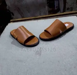 Sandales en Cuir Marron