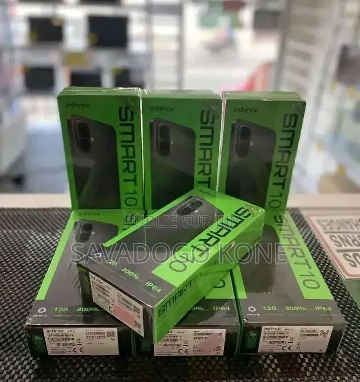 Nouveau Infinix Smart 10 Plus 128 GB Noir