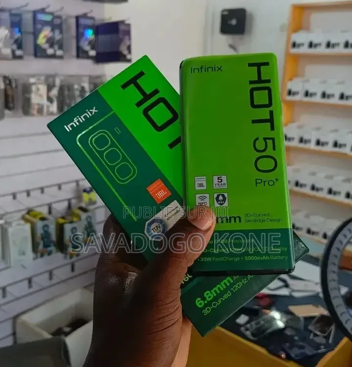 Nouveau Infinix Note 50 Pro+ 256 GB Noir