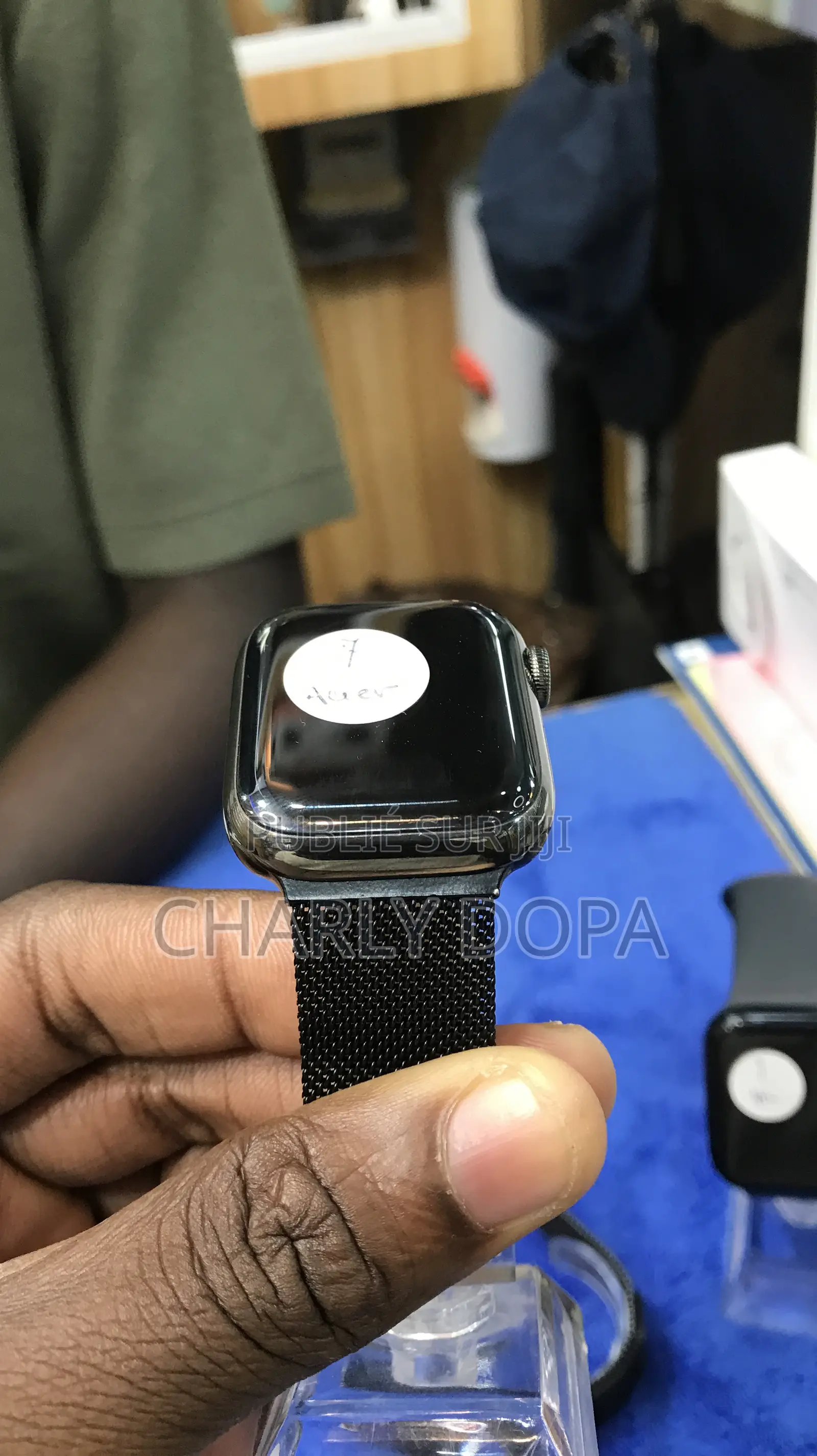 Apple Watch Série 7 41mm Acier Inoxydable Quasi Neuf