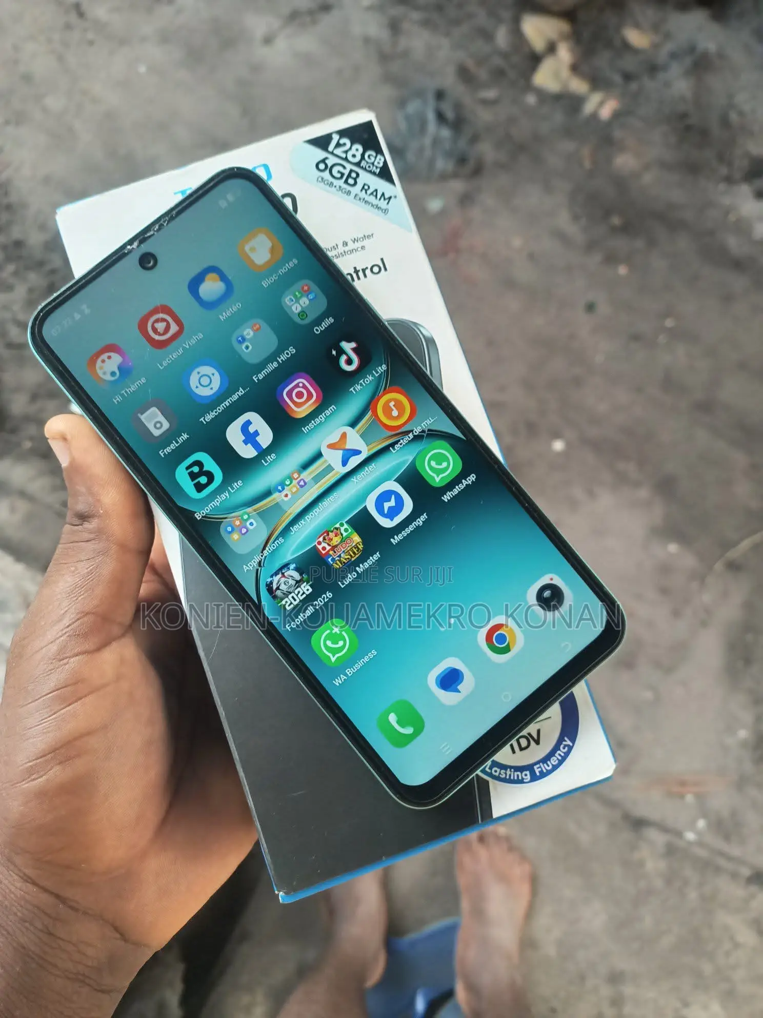 Nouveau Tecno Pop 10 128 GB Bleu
