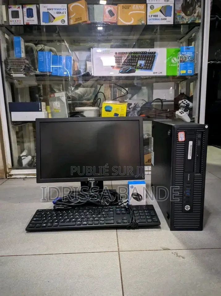 Nouveau Ordinateur de bureau HP 400 G7 8GB Intel Core i5 HDD+SSD 512GB