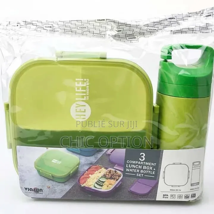 Boîte À Déjeuner Avec Gourde
