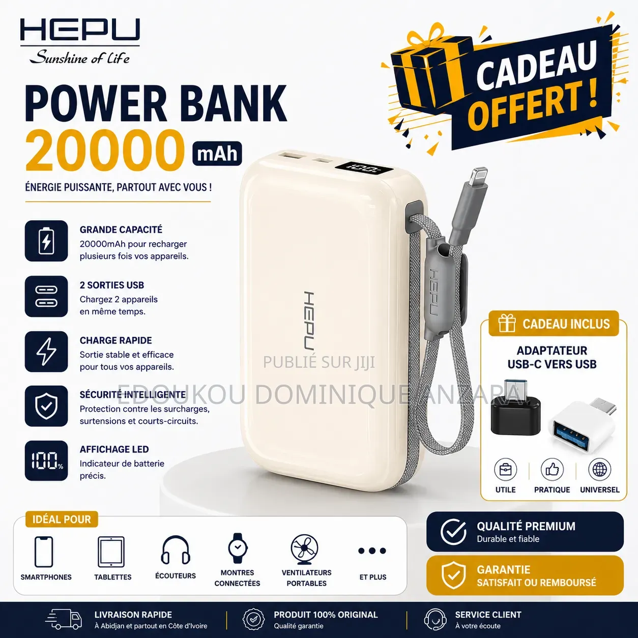 Powerbank 20000 Mah