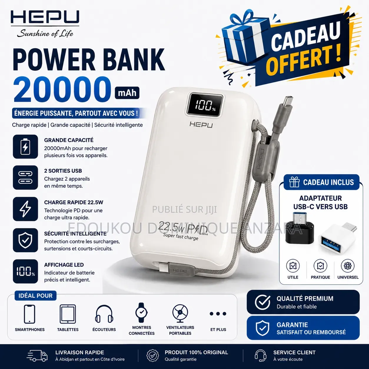 Powerbank 20000 Mah