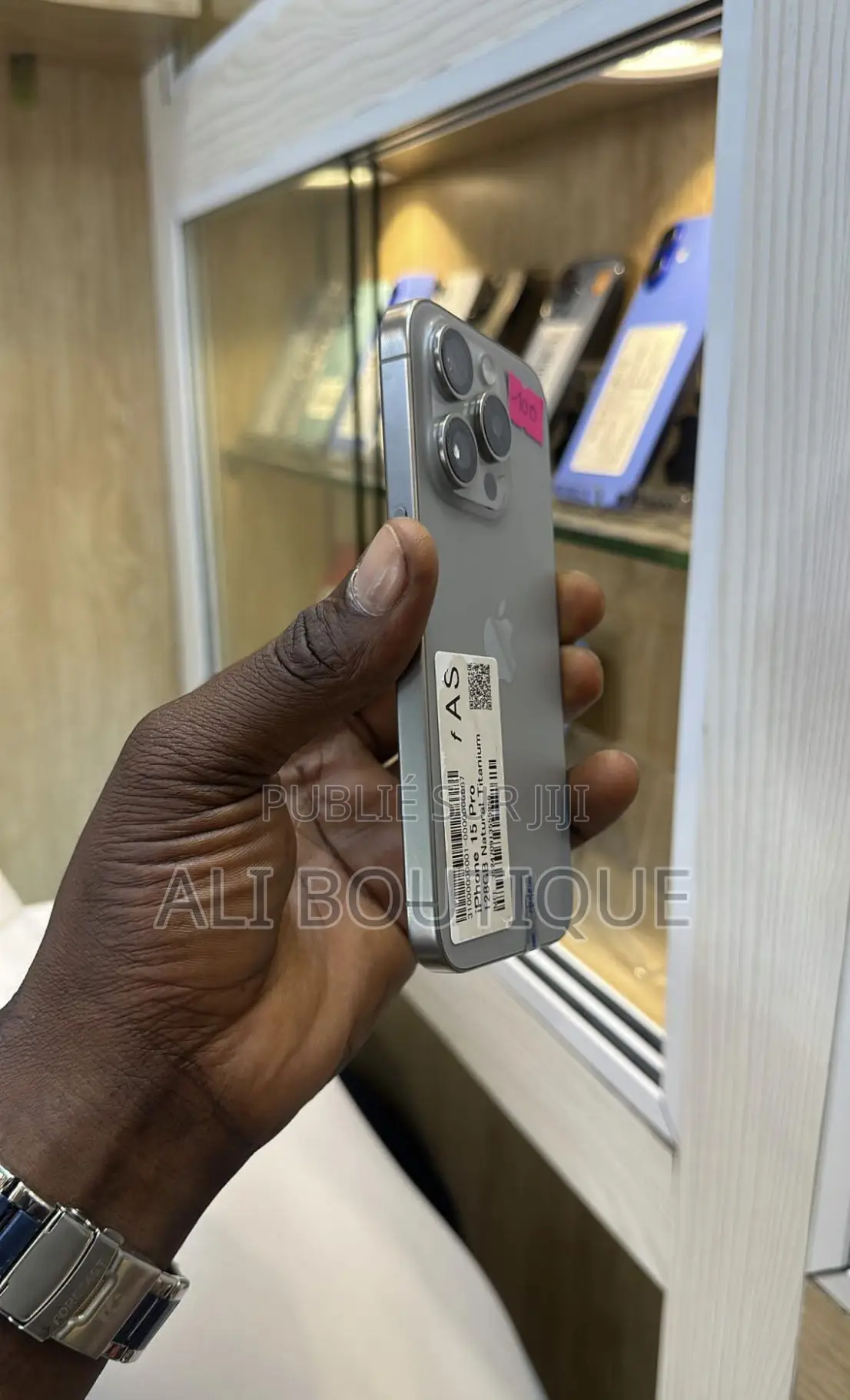 Nouveau Apple iPhone 15 Pro 256 GB Argenté