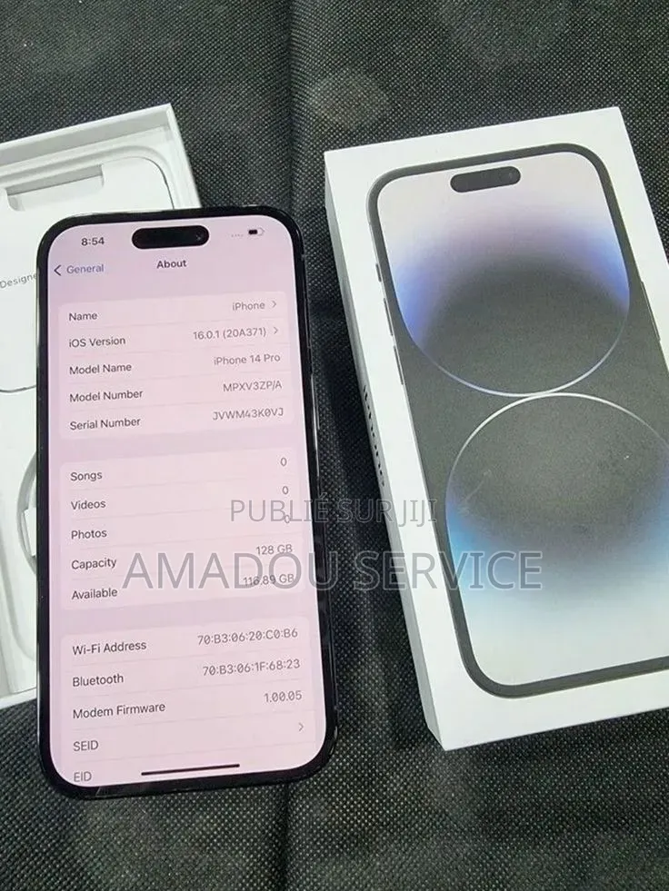 Nouveau Apple iPhone 14 Pro 256 GB Blanc
