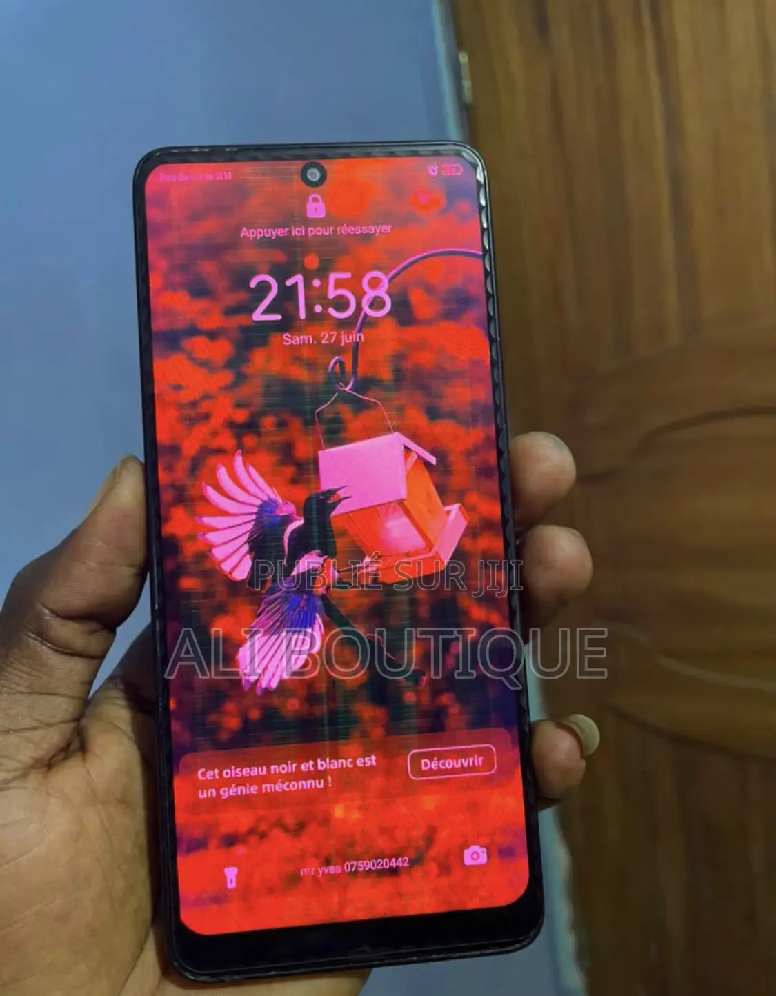 Nouveau Tecno Camon 19 128 GB Noir