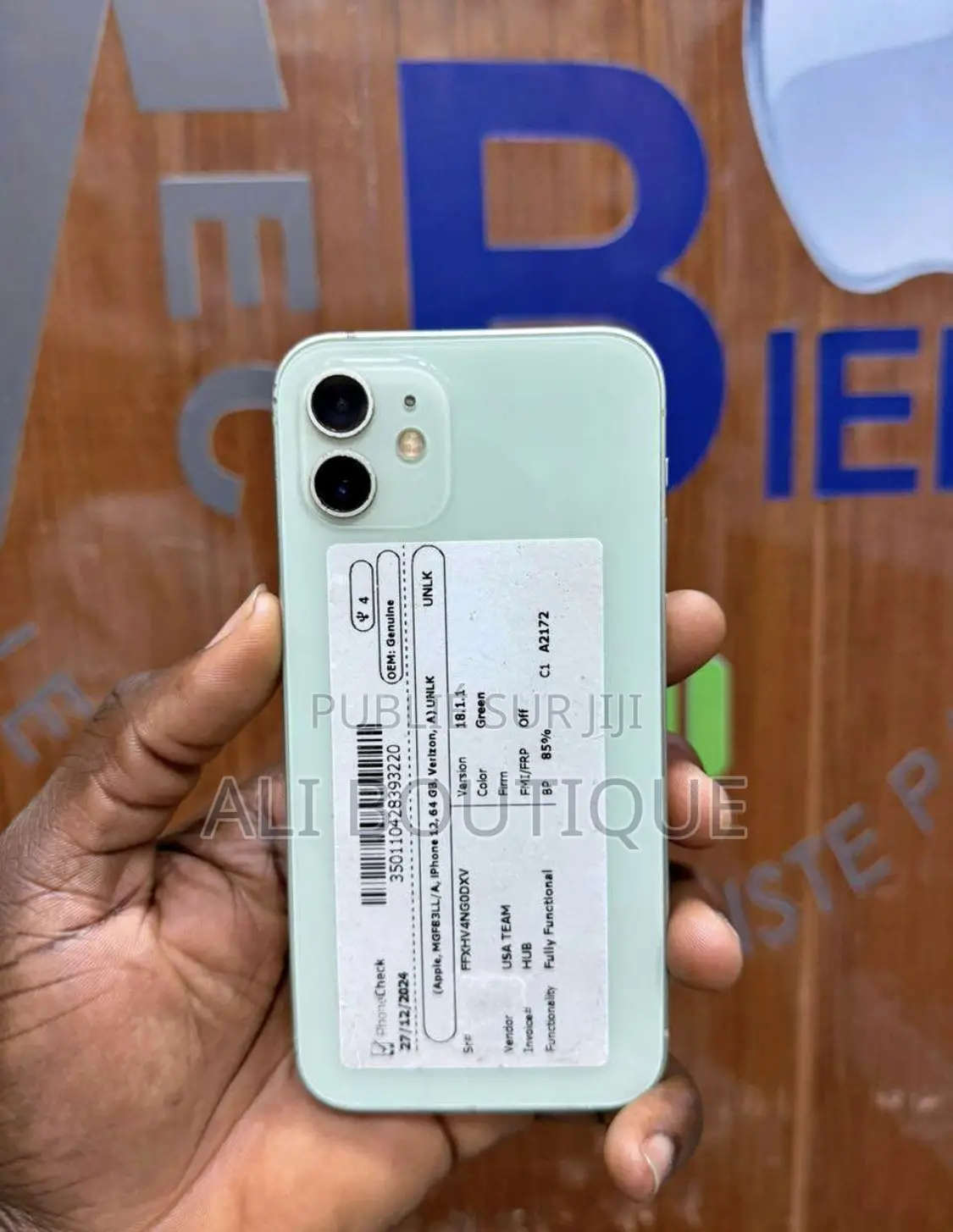 Nouveau Apple iPhone 12 mini 128 GB Vert