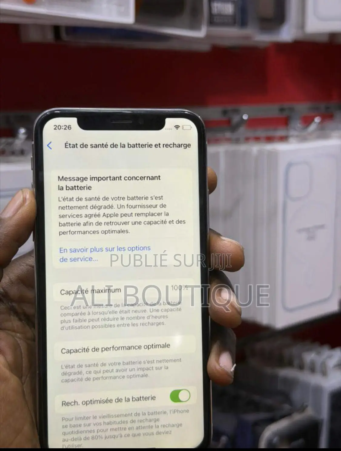 Nouveau Apple iPhone X 256 GB Blanc