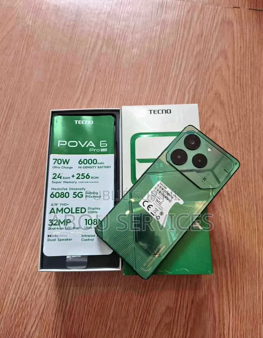 Nouveau Tecno Pova 6 Pro 5G 256 GB Autre