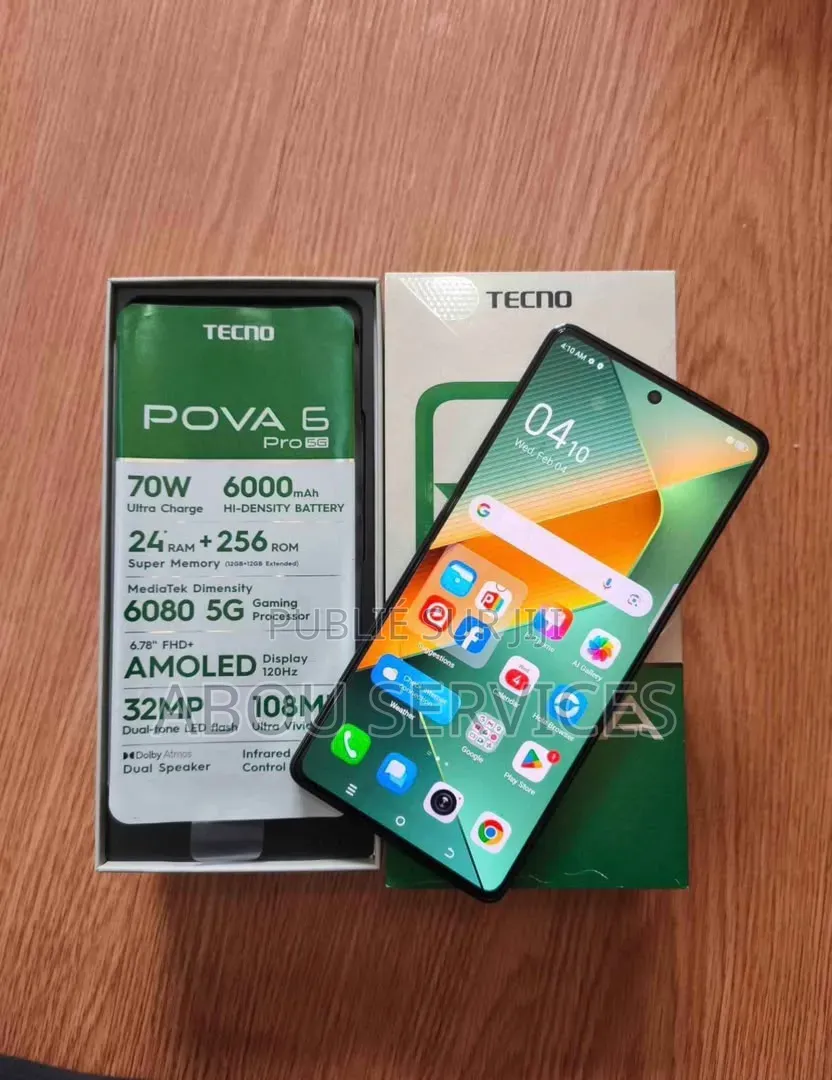 Nouveau Tecno Pova 6 Pro 5G 256 GB Autre