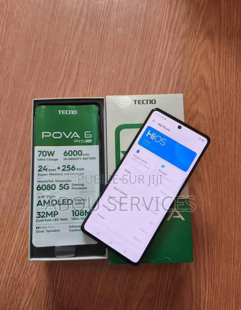 Nouveau Tecno Pova 6 Pro 5G 256 GB Autre