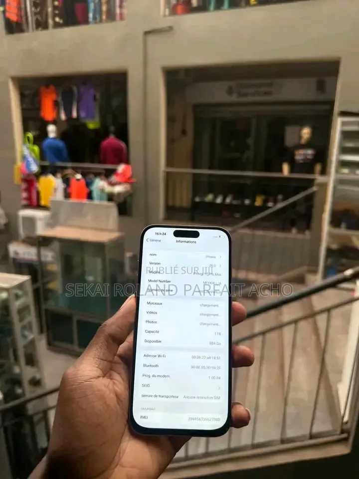 Nouveau Apple iPhone 17 Pro Max 256 GB Blanc