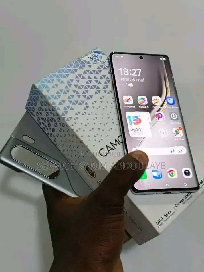 Nouveau Tecno Camon 40 256 GB Gris