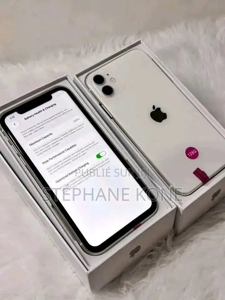 Nouveau Apple iPhone 11 128 GB Argenté
