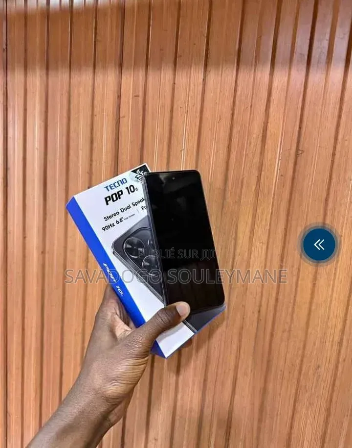 Nouveau Tecno Pop 10 64 GB Noir