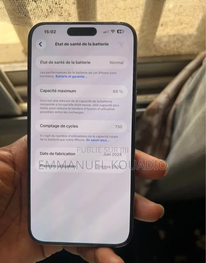 Nouveau Apple iPhone 15 Pro Max 256 GB Gris