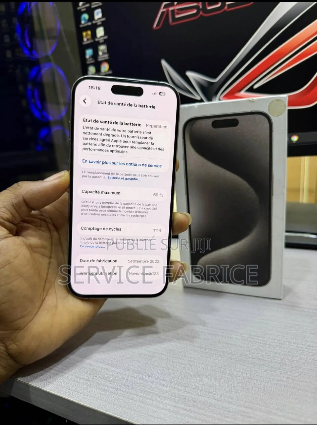 Nouveau Apple iPhone 15 Pro 512 GB Autre