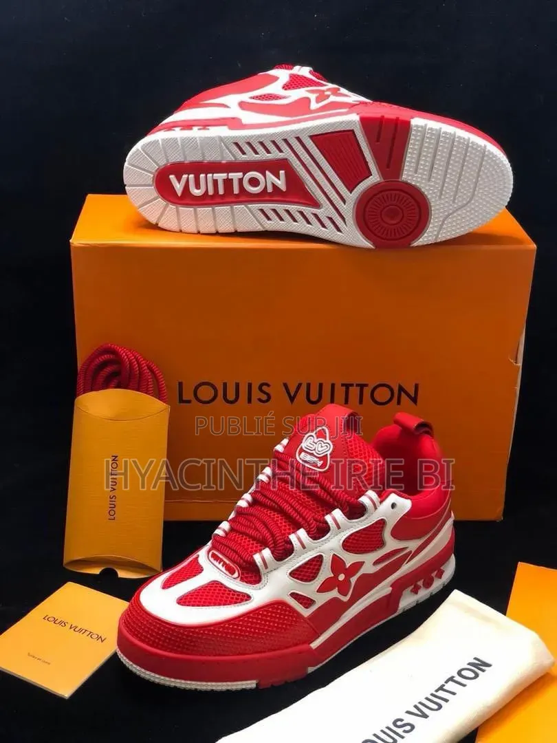 Louis Vuitton Semelle Gomme Cramponnée Authentique Authentique