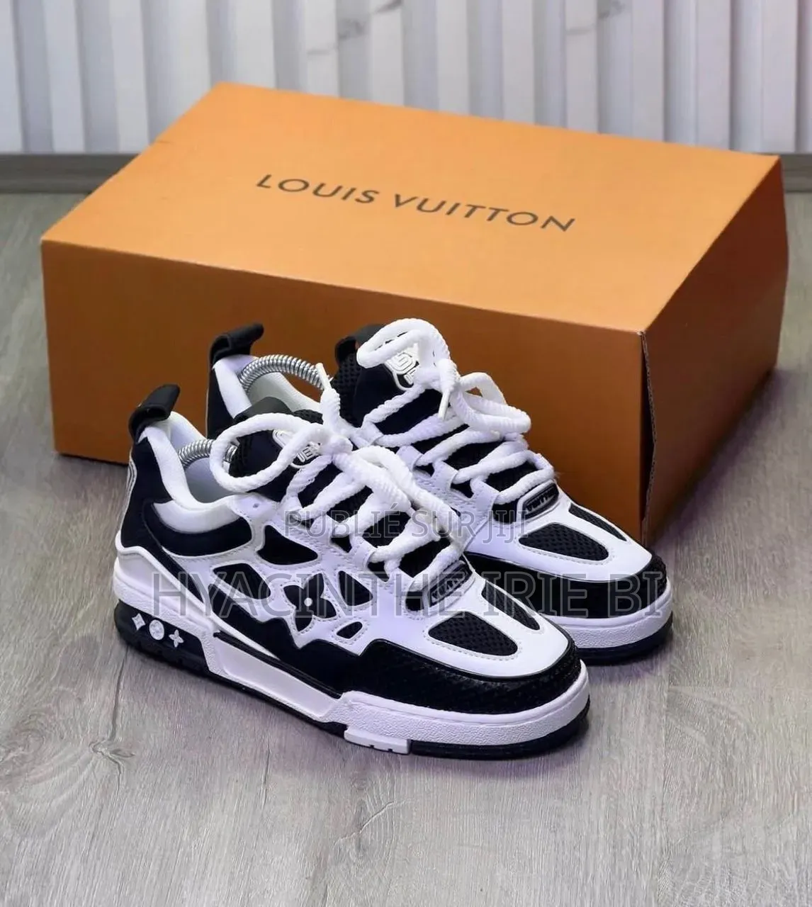 Louis Vuitton Semelle Gomme Cramponnée Authentique Authentique