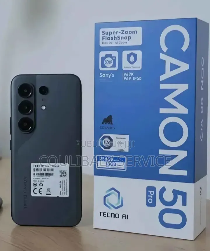 Nouveau Tecno Camon 50 Pro 256 GB Gris