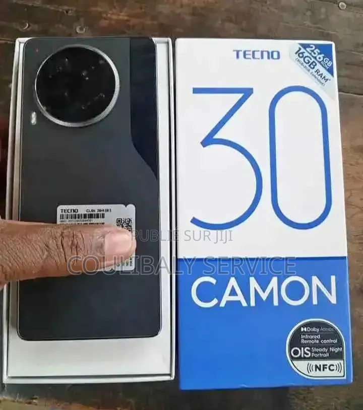 Nouveau Tecno Camon 30 256 GB Noir