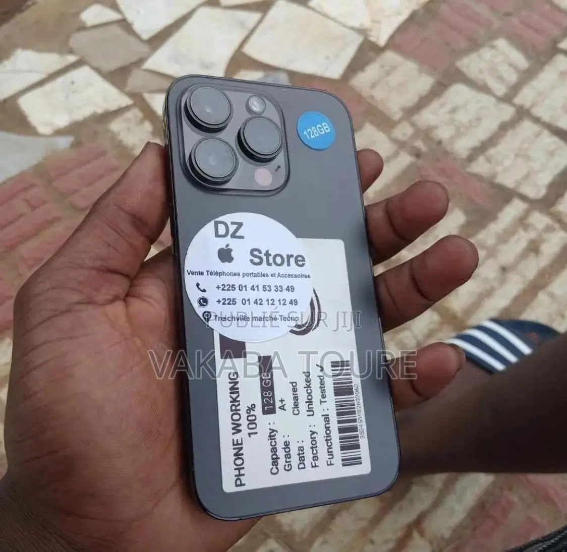 Nouveau Apple iPhone 14 Pro 128 GB Noir