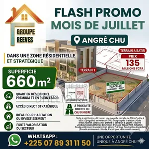 Opportunités Foncier À Angré Nouveau Chu