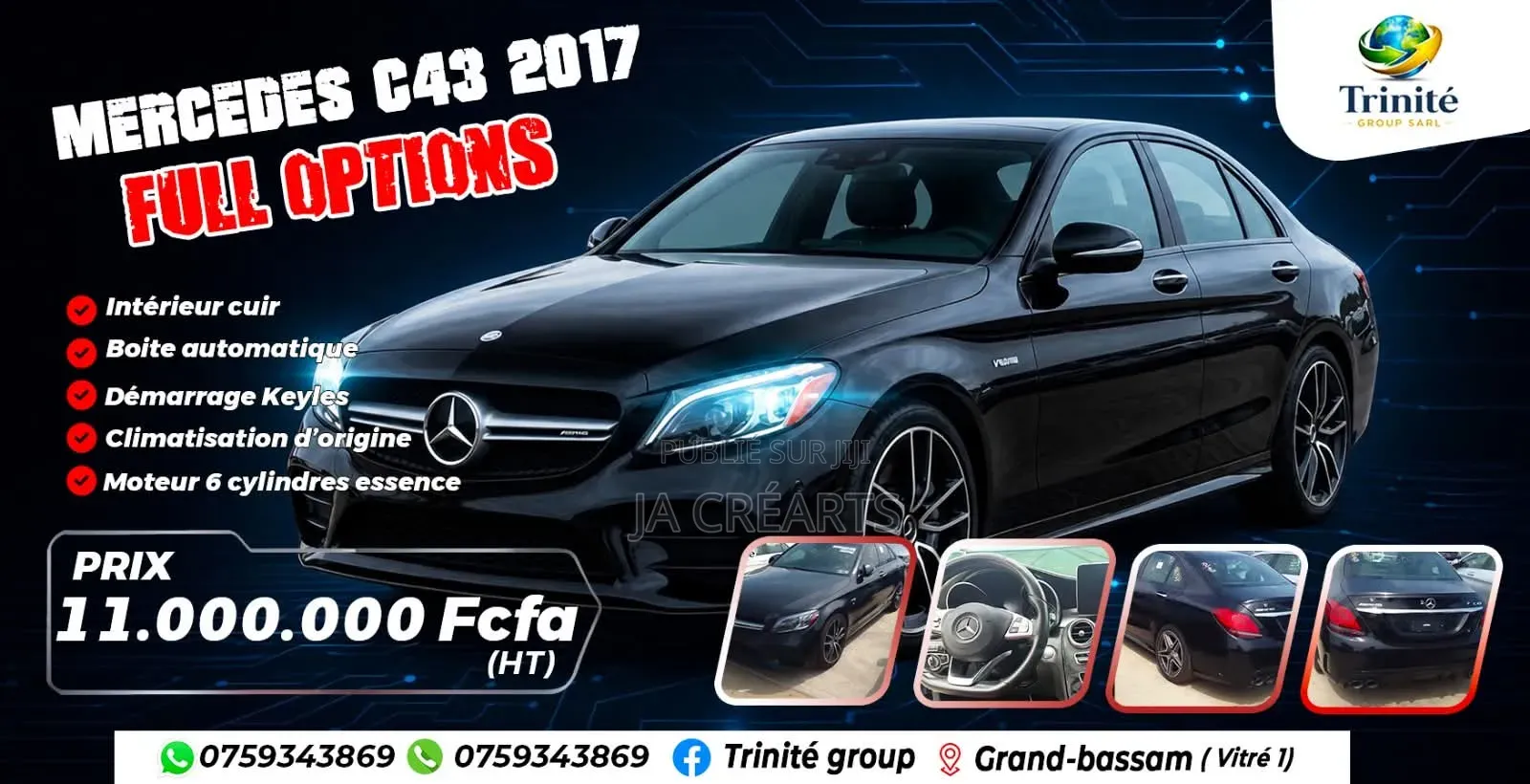 Mercedes-Benz GLC-Class 2017 Noir Mat