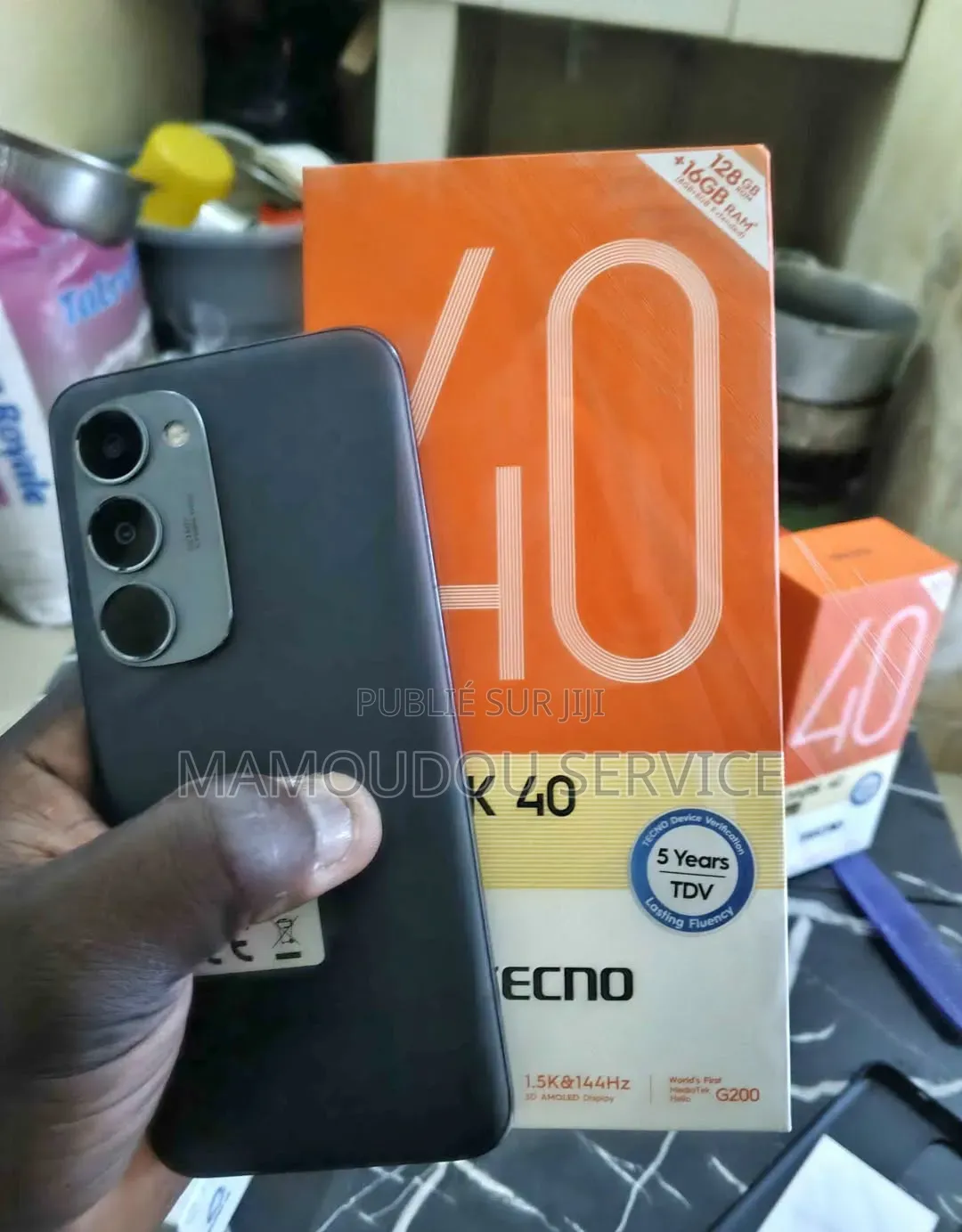 Nouveau Tecno Spark 40 256 GB Gris