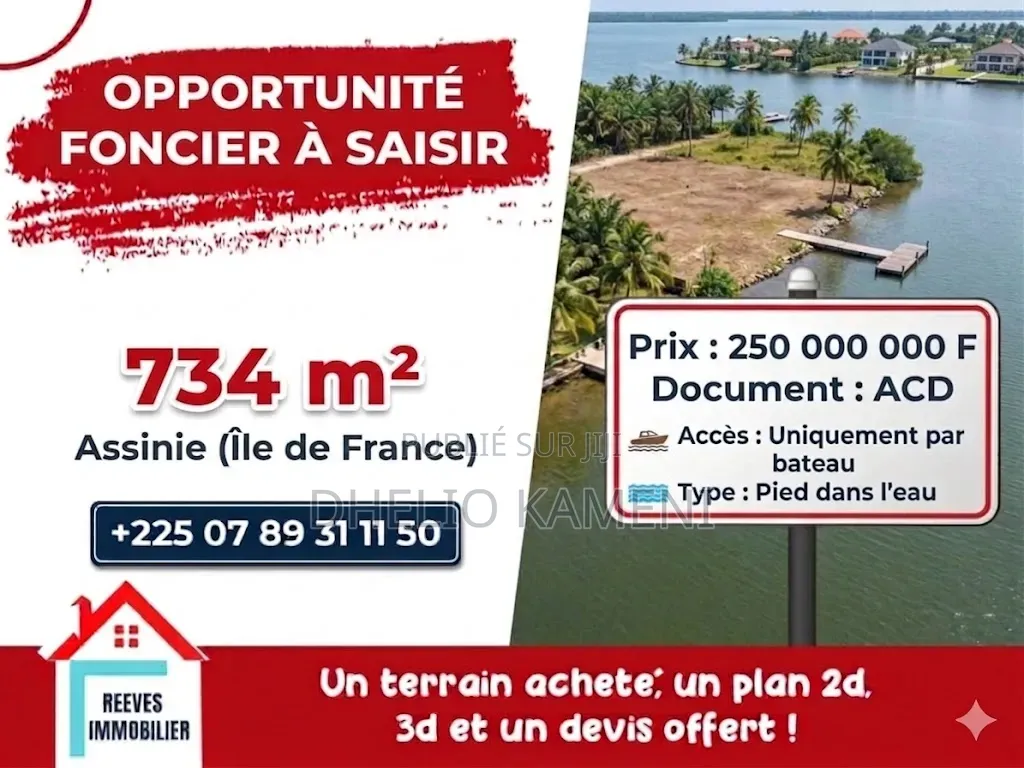 Opportunités Foncier À Assinie Île De France