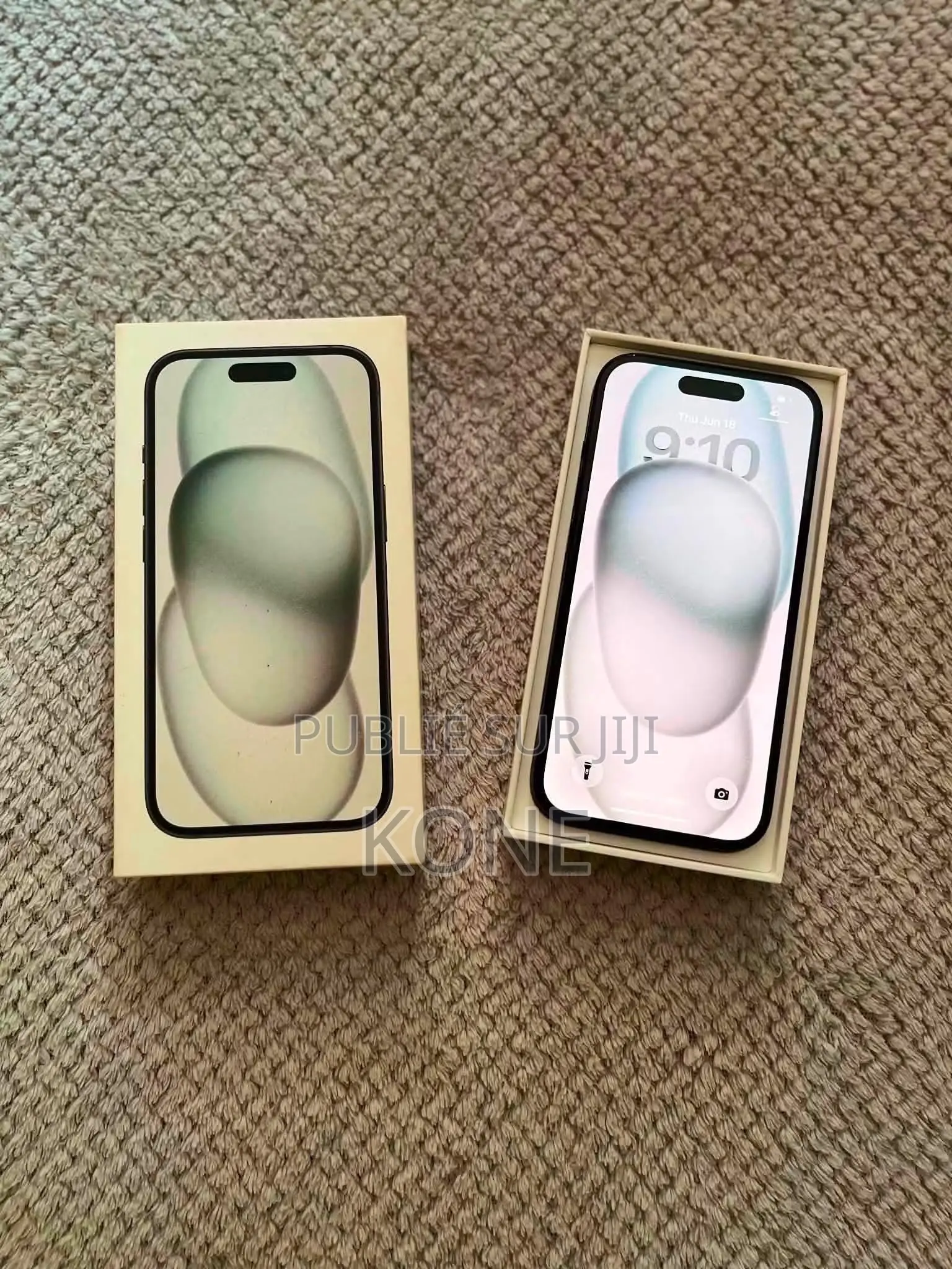 Nouveau Apple iPhone 15 256 GB Noir