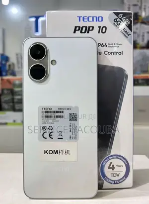 Nouveau Tecno Pop 10 128 GB Argenté
