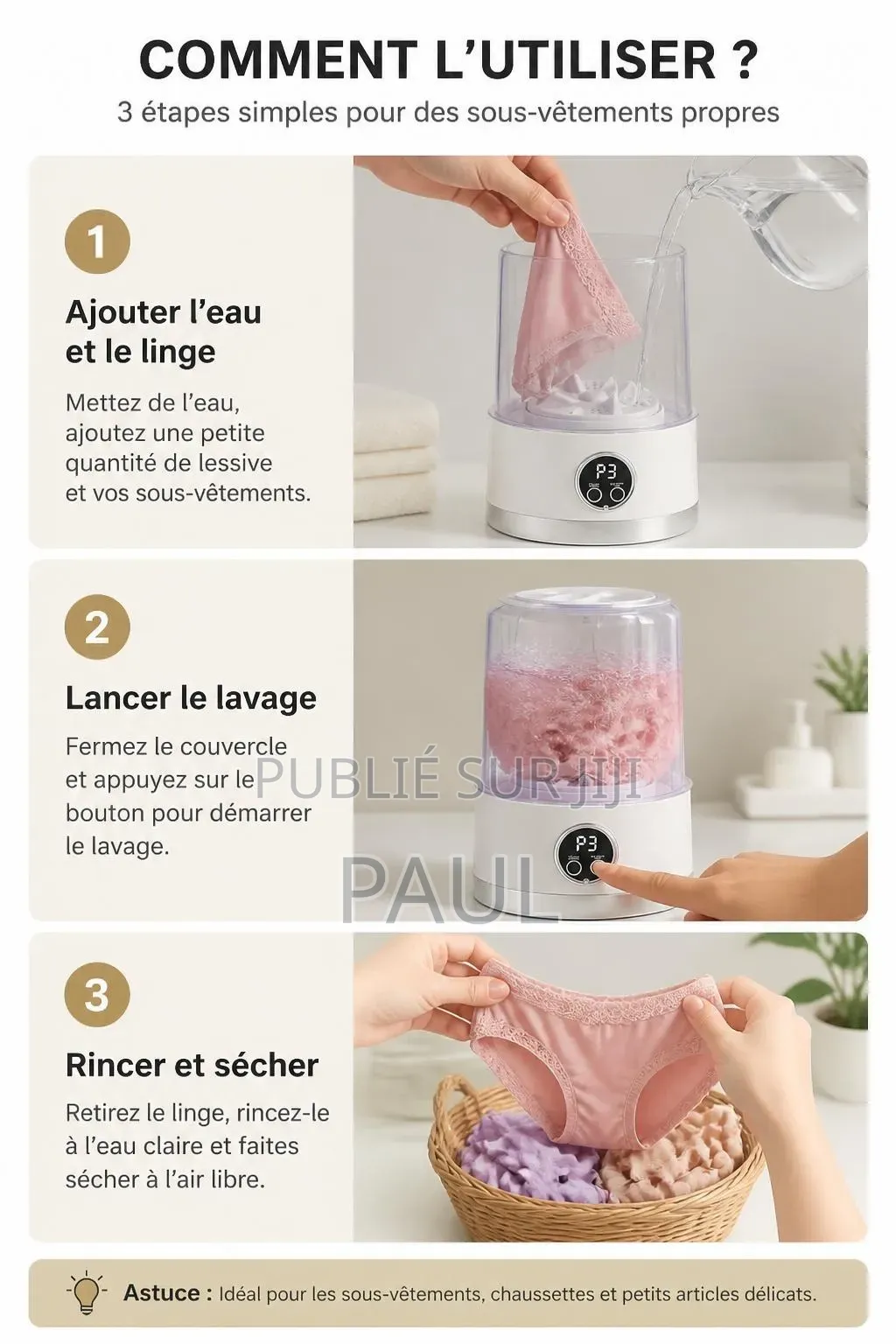 Mini Machine Lave Linge