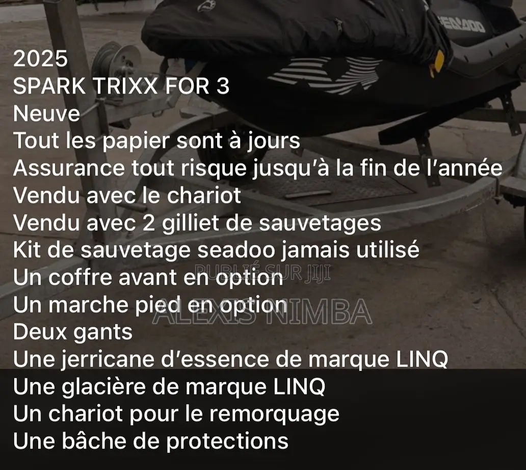 En Vente Jetski Trixx for 3 Années 2025 14million