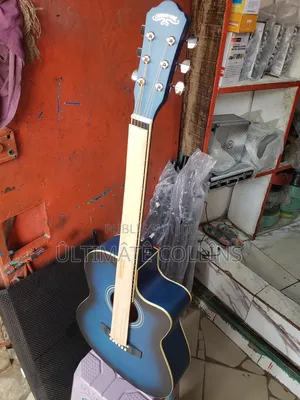Guitare Acoustic Bleu Avec Sac