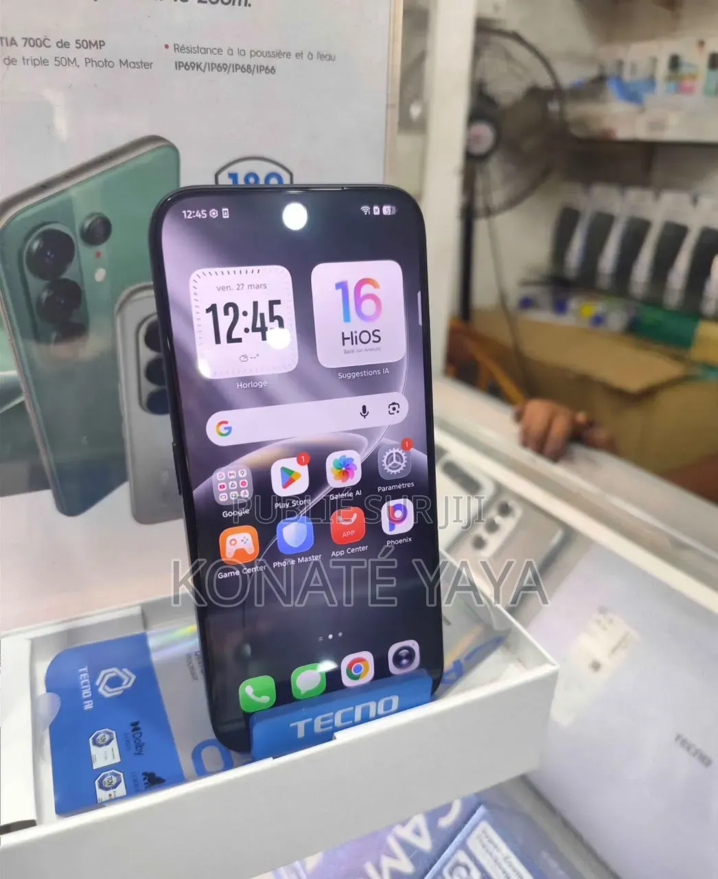 Tecno Camon 50 256 GB Noir