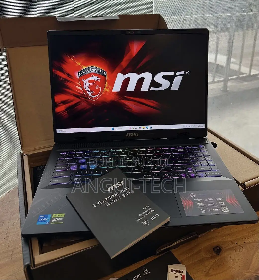 Nouveau Ordinateur portable MSI Crosshair 15 B12U 16GB Nvidia SSD 1T