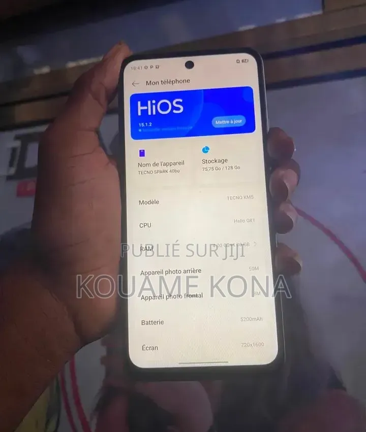 Nouveau Tecno Spark 40 128 GB Autre